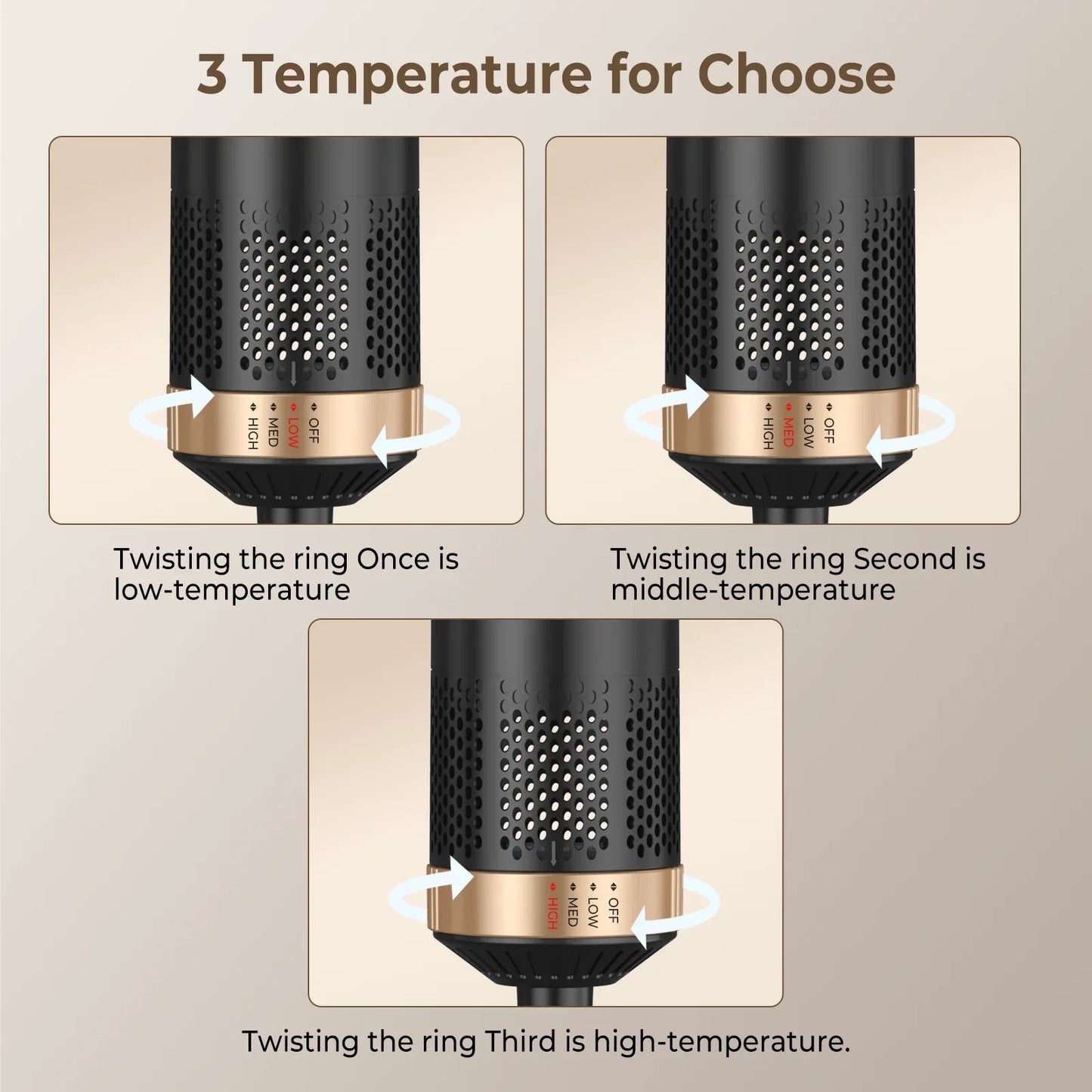 5 in 1 Electric Hair Dryer Comb