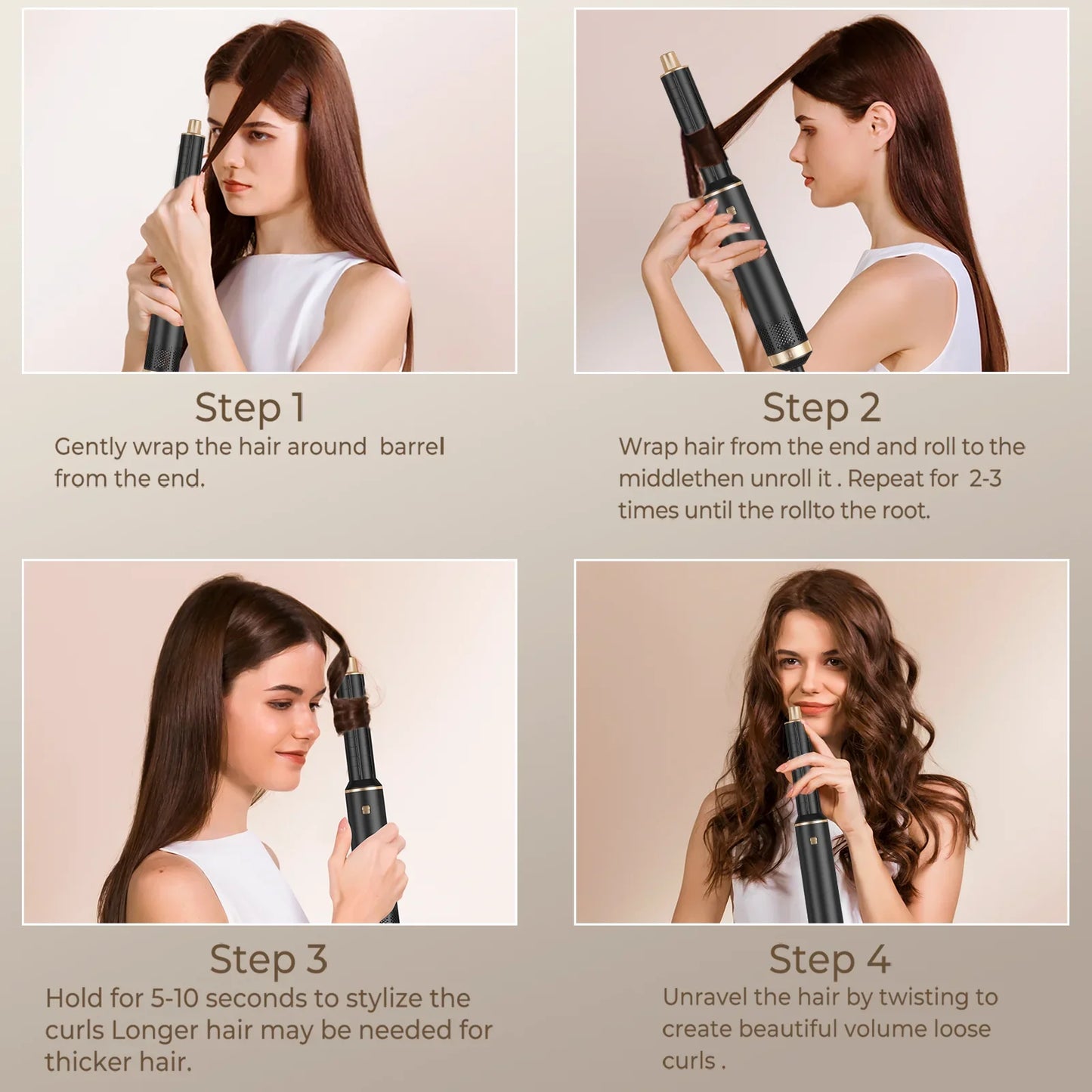 5 in 1 Electric Hair Dryer Comb