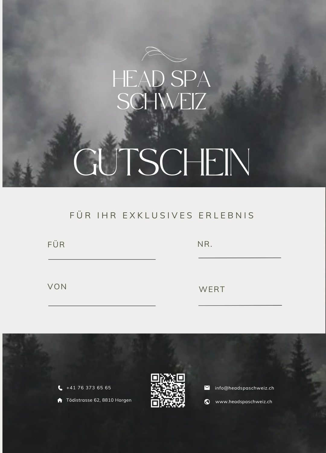 Head Spa Schweiz Gutschein